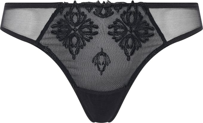 Chantelle – Champs-Elysées – String – C26090 – Noir – Maat 38