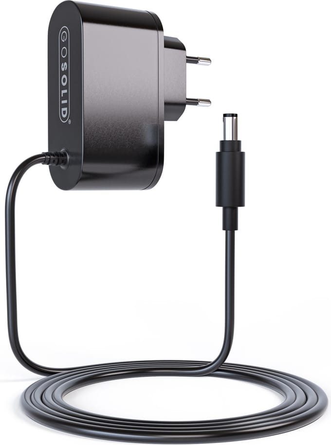 GO SOLID! ® Oplader geschikt voor Dyson DC30, DC31, DC34, DC35, DC43, DC44, DC56, DC57 – 16,75 V/24,35 V