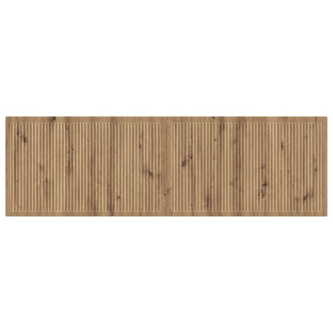 vidaXL - Wandgemonteerd - Hoofdbord - EDE - Artisanaal - eiken - Bewerkt - hout