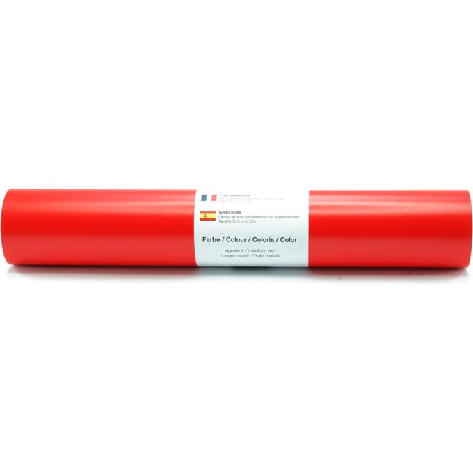 Zelfklevende vinyl folie - Rood-Mat