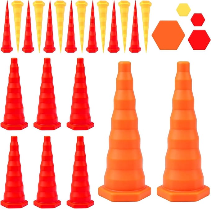 22 Pcs Conical Hydraulics Plugs 3 Sizes Rubber Conical Plugs Universal Silicone Stopfen for Hydraulic Hose, Pipes - ShopVlot