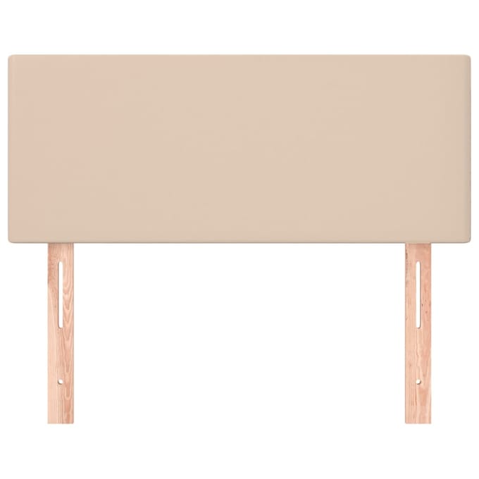 vidaXL - Hoofdbord - 80x5x78/88 - cm - kunstleer - cappuccinokleurig