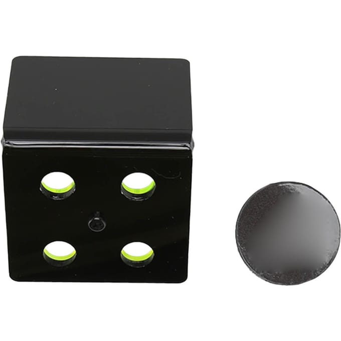 Magnetisch Koraal Frag Rek 4 Gaten Acryl Fluorescerend Groen Koraal Frag Houder voor Vissenkom Aquarium black