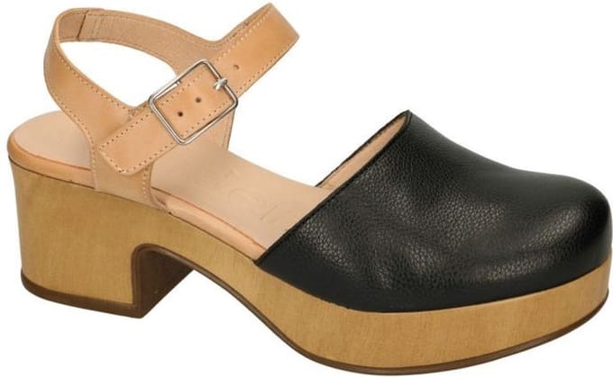 Wonders -Dames - zwart - sandalen - maat 36