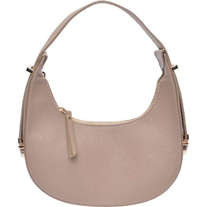Isabella Rhea Beige Rundleer Tas