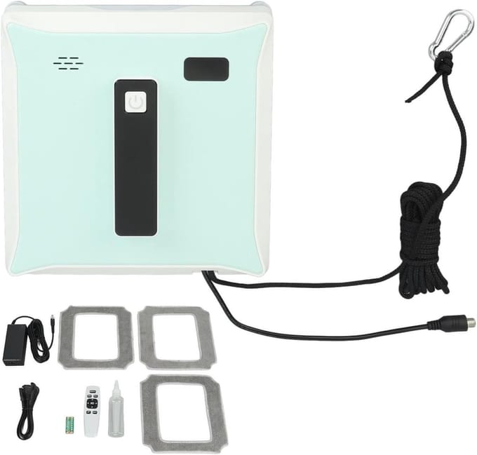 Automatische Ramenwasser - Ramen Robot - Ramen Schoonmaken - Dubbele Spray Functie - 21.5 cm - Wit