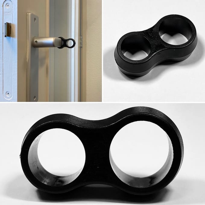 Sumio Products® Deurklink Buffers [20 stuks] Zwart - Stootdoppen - Muurbeschermers / Deurklink bescherming - Flexibele Deurstoppers