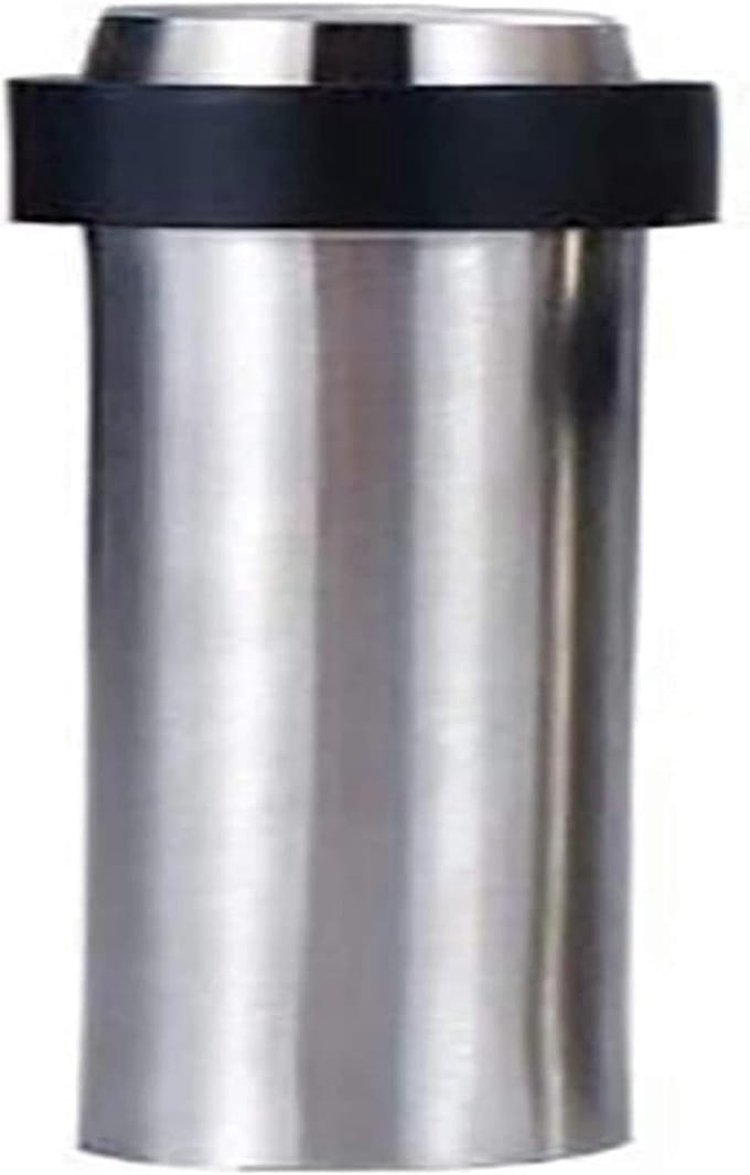 Deurstops - Deurstopper - Bescherming deur - Roestvrij staal - 120 mm - Geborsteld