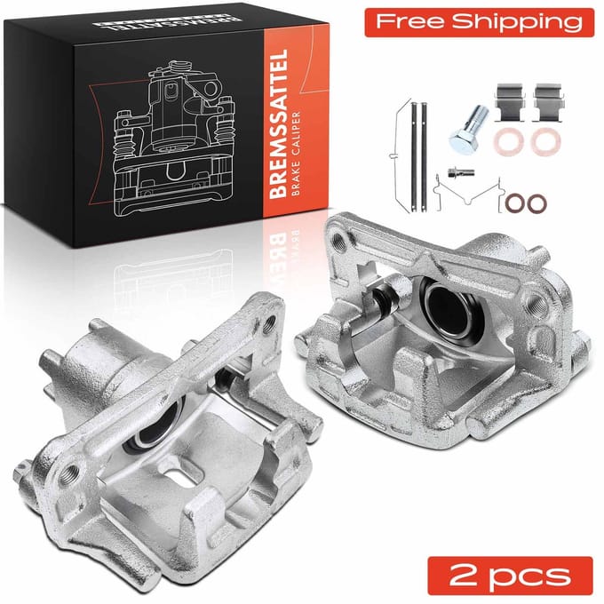 Frankberg 2x Remklauw Achter voor Mitsubishi Pajero 2 3