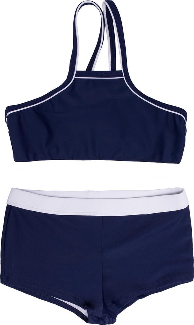 Bikini hipster broekje en cro top met racerback -Navy 152-158