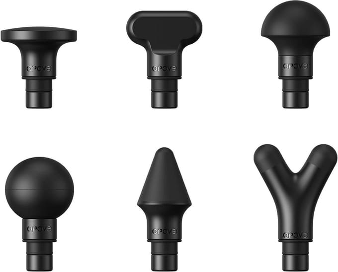 Opzetstukkenset voor Massagepistool - Vervangende Accessoires