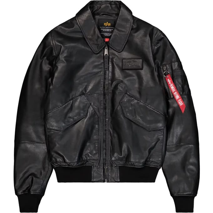 Leren pilotenjack Alpha Industries CWU 45/P