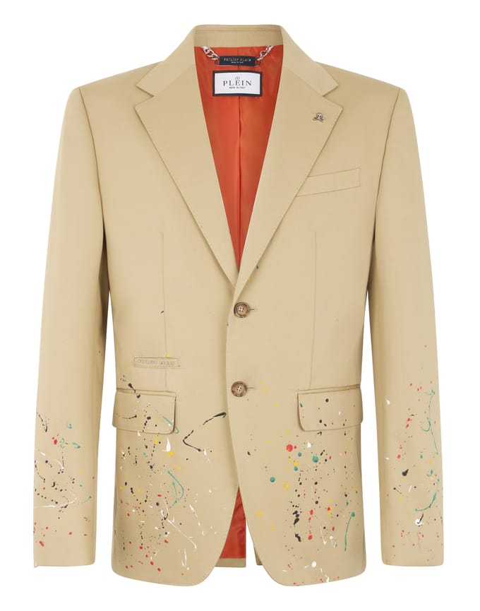 Blazer Gigolo Fit Paint Splash Painted