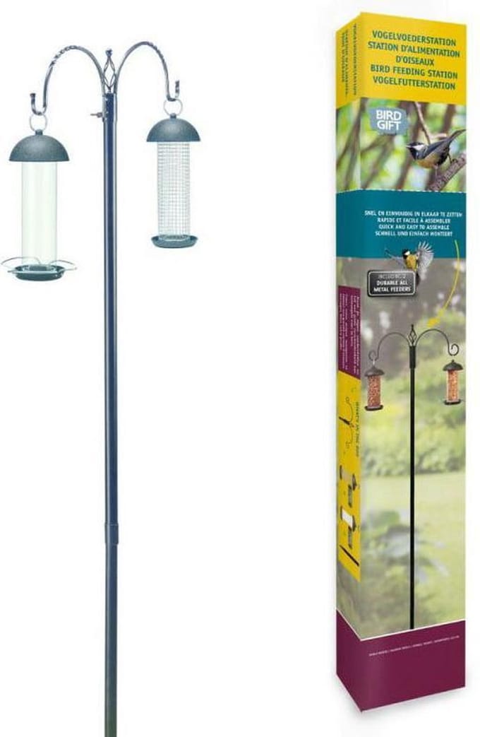 Buzzy bird voederstation met 2 feeders - 220 cm