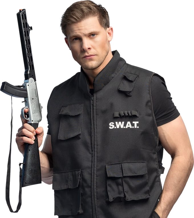Boland - Speelgoedgeweer Politie - Pistool / revolver - - Carnaval - Themafeest