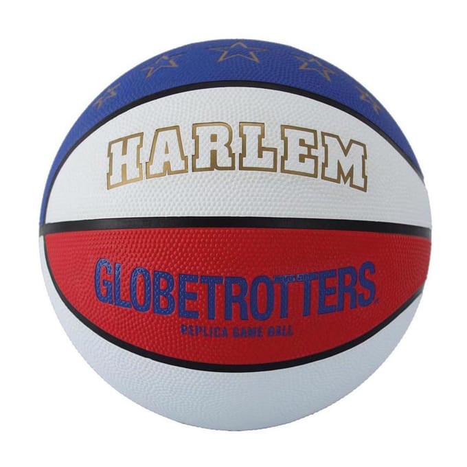 Spalding Harlem Globetrotter Sz7 Rubber Basketbal