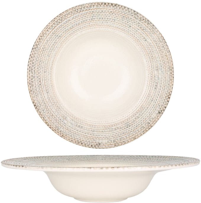 By Bone Pastabord - Misis - Porselein - 28 cm (480cc) - set van 2