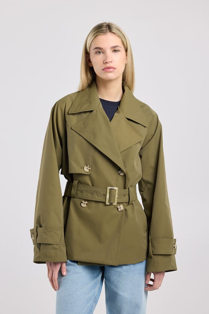 America Today Jordyn Olive Taglia: M | Giacche corte Outlet | Donna | Verde