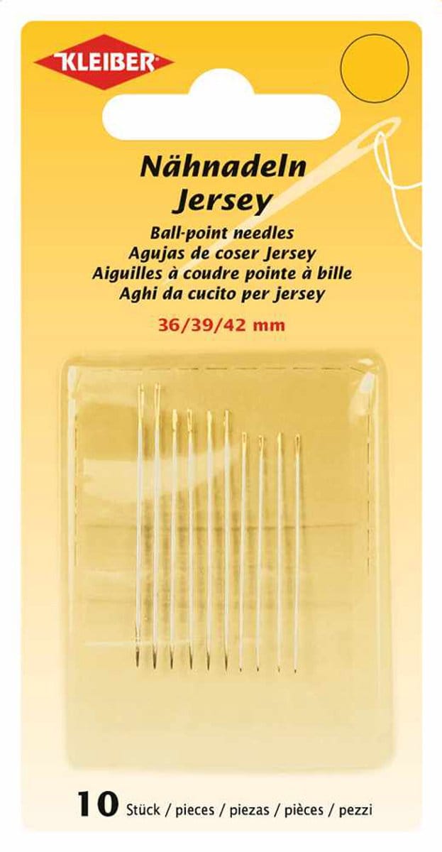 Handnaaldjesset 'Jersey' (10 stuks)