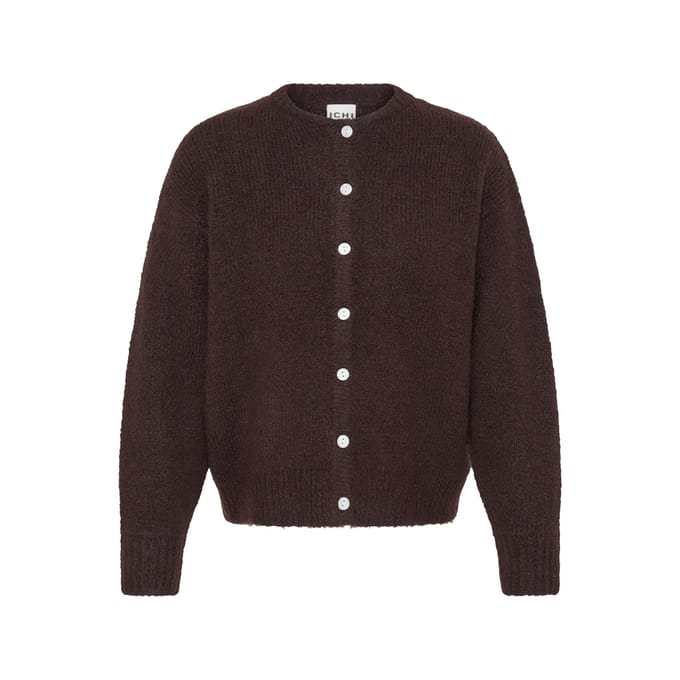 relaxed fit gebreid jack met wol model 'Belablue'