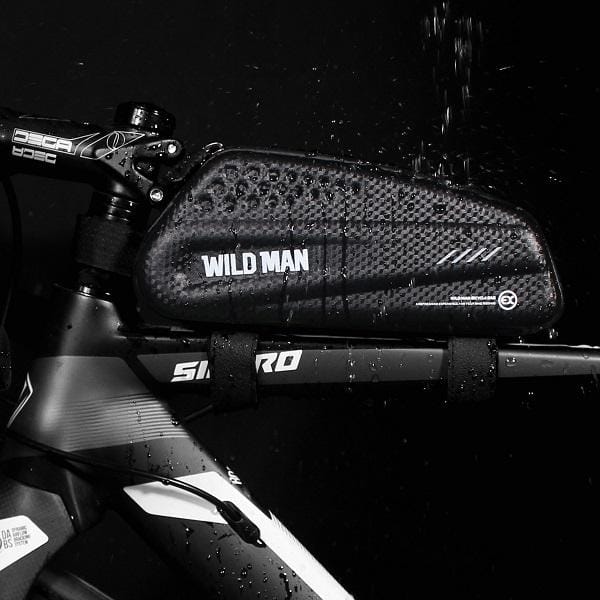 WILDMAN Fietsframekoffer/tas EX fietshouder zwart/zwart