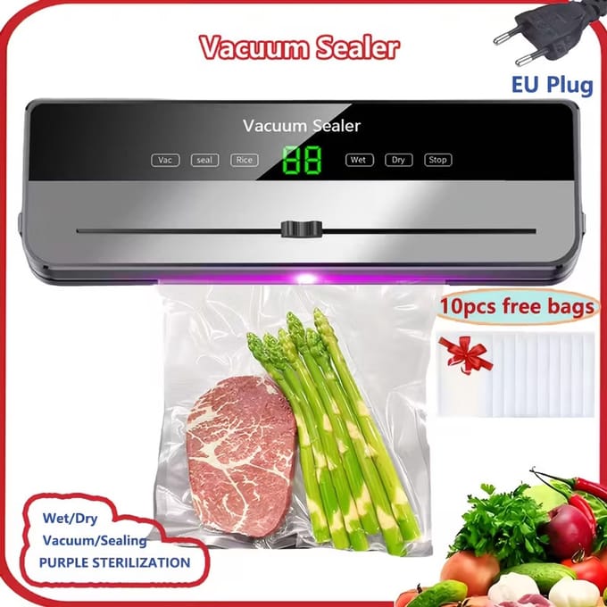 Multifunctionele Vacuümverzegelmachine + 10 zakhulsen