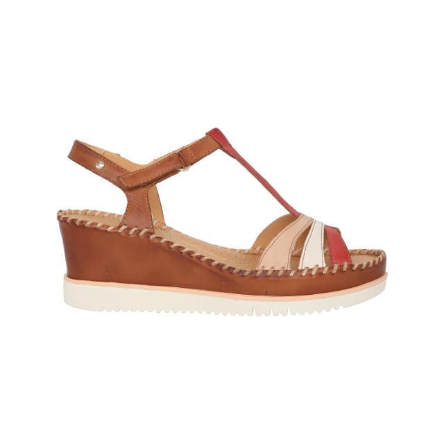 Pikolinos Aguadulce - dames sandaal - Rood - maat 40 (EU) 7 (UK)
