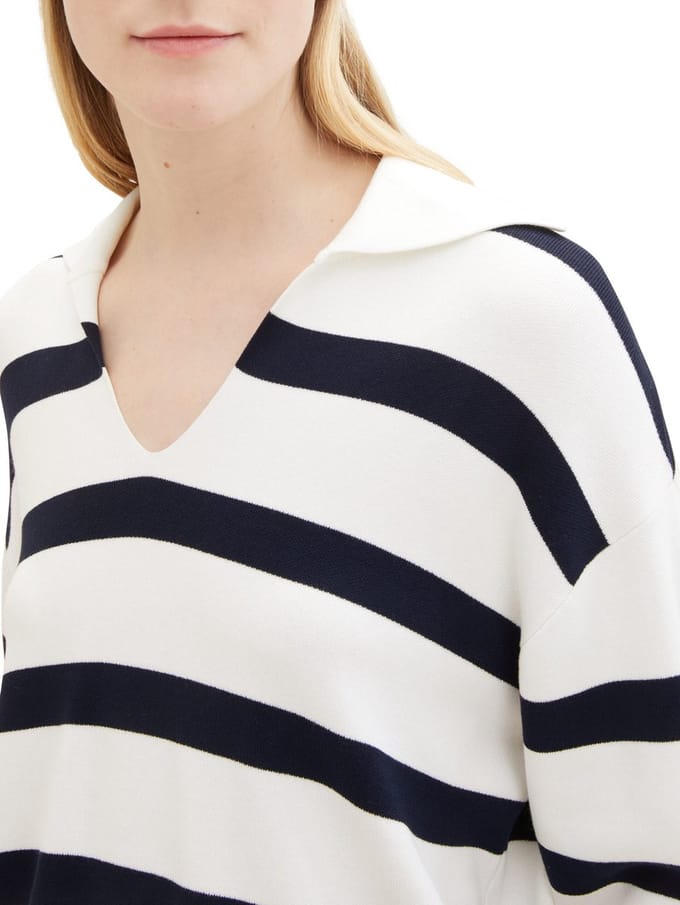 Tom Tailor - Pull - Maat M - Vrouwen - 35067 offwhite - Viscose