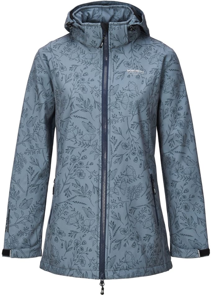 Nordberg Fleur Dames Softshell Ls06801-lg - Kleur Groen - Maat L