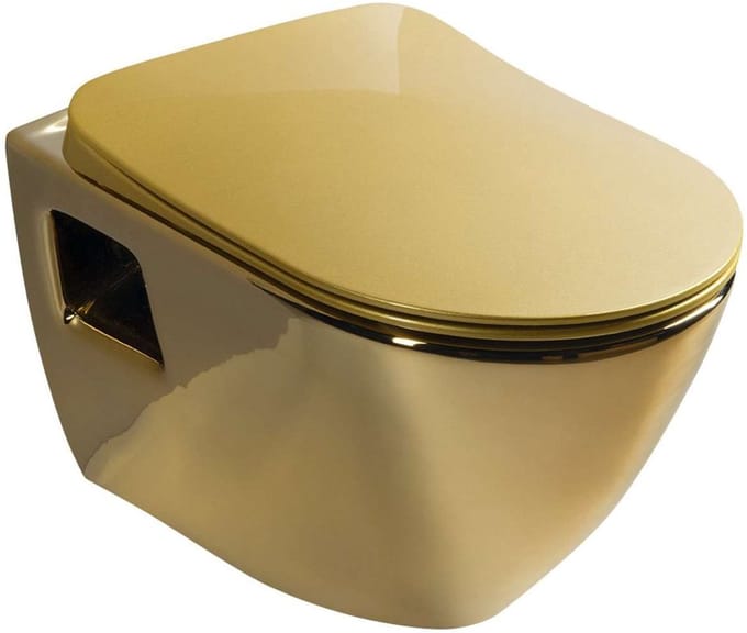 Sapho Paula - Hangend toilet, goud TP325-AK00