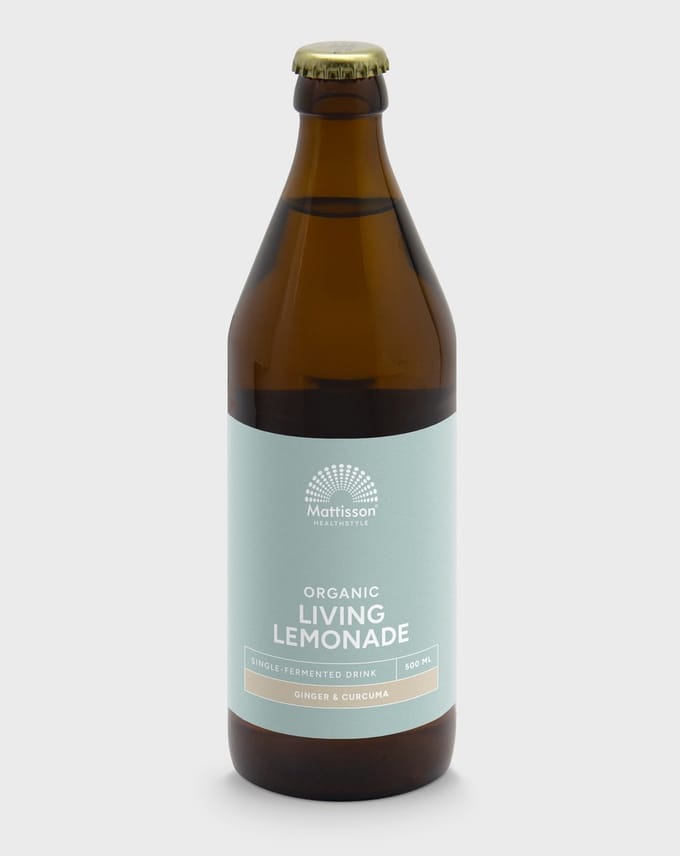 Mattisson - Biologische Living Lemonade - Gember & Kurkuma - 500 ml