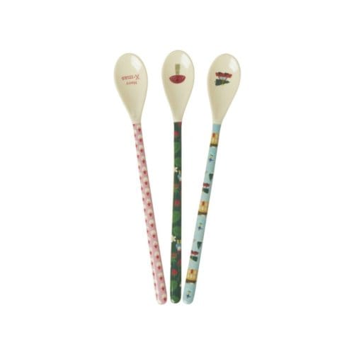 Rice kerst melamine latte lepels
