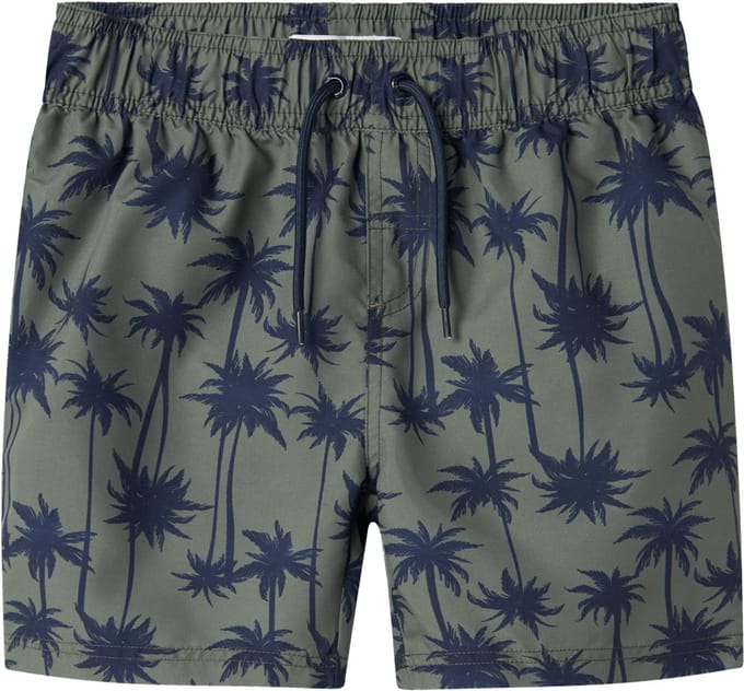 NAME IT NKMZADDI SWIM SHORTS BOX Jongens Zwemkleding - Dusty Olive