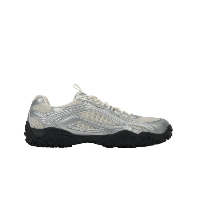 Fila Echappe MS Metallic Zilver Wit Unisex Sneakers Grijs 1XM02348G063 38.5 white