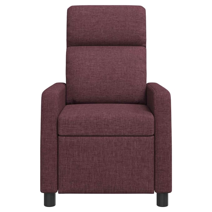 vidaXL - Recliner - Paars - Stof