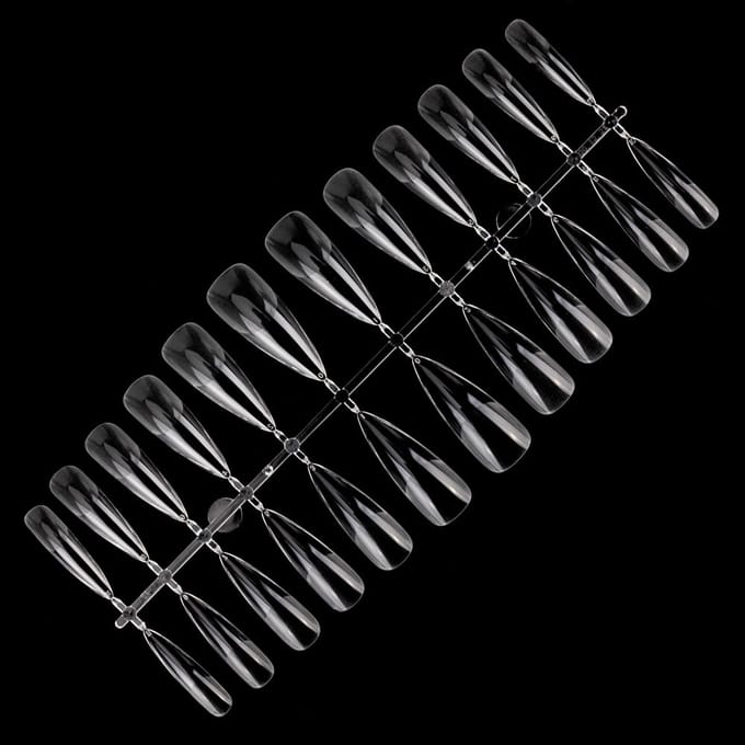 Molly Nails Serie - Flexi Tips Verlenging - Migdaal - 240 stuks - Transparant