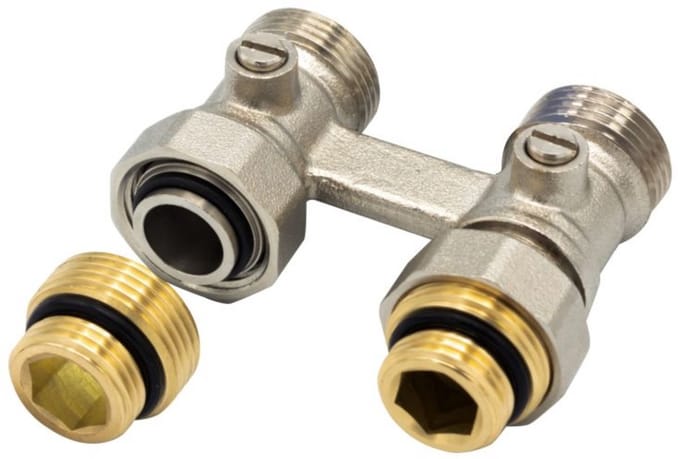 AANSLUITBLOK MET VLOERAANSLUITING 3/4EK-1/2-MM