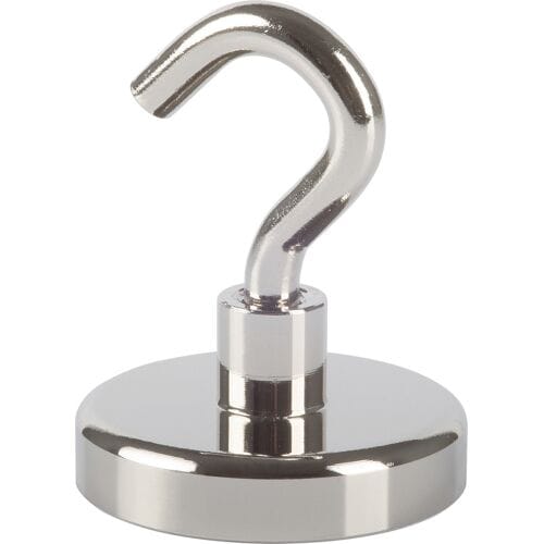 Fix-o-moll Magneet Met Haak - Zelfklevend - Neodymium - Diameter 36mm