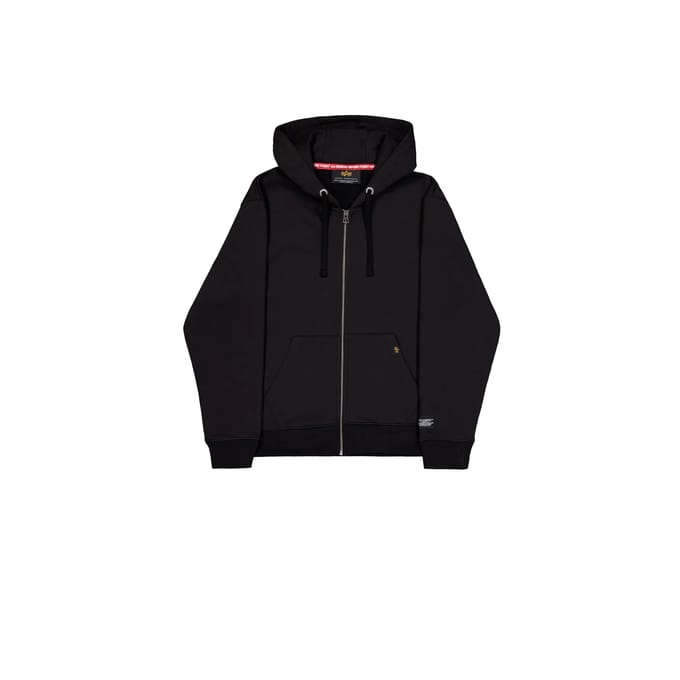 Zipped hoodie Alpha Industries Labe Back Print