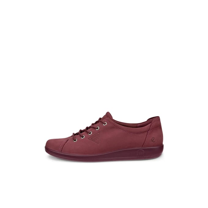 Ecco Soft 2.0 dames sneaker - Rood - Maat 37