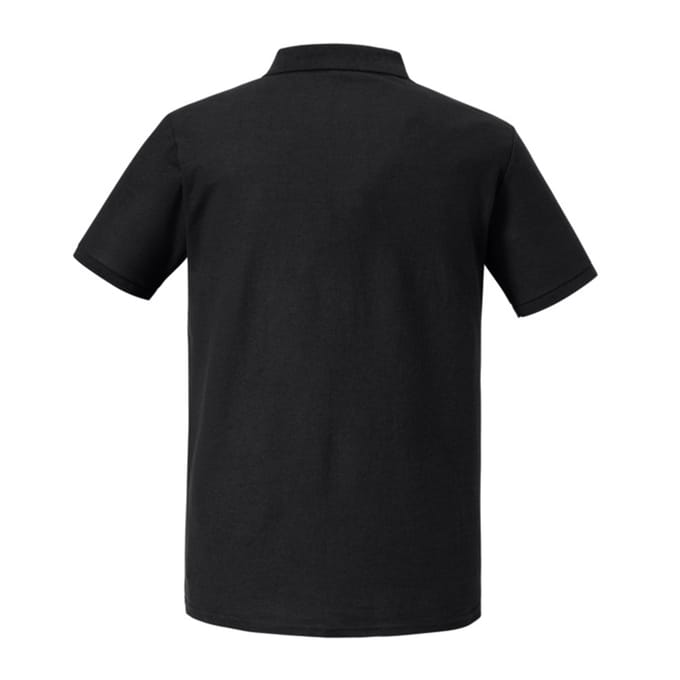 Russell Heren Authentic Eco Poloshirt (Zwart)