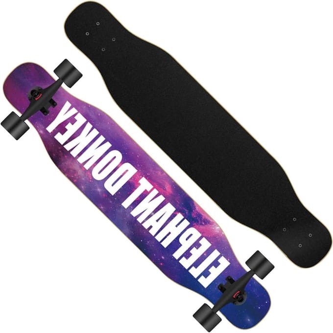 Compleet Skateboard - Tricks Board - Straat Tricks - 7 Laags Esdoornhout - 42 inch - Paars