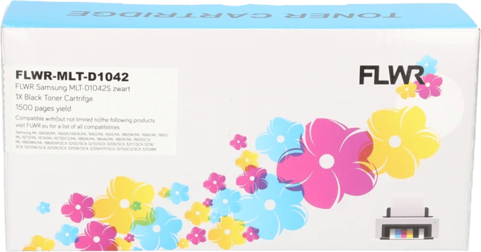 FLWR - Toners / Samsung MLT-D1042S / zwart / Geschikt voor Samsung