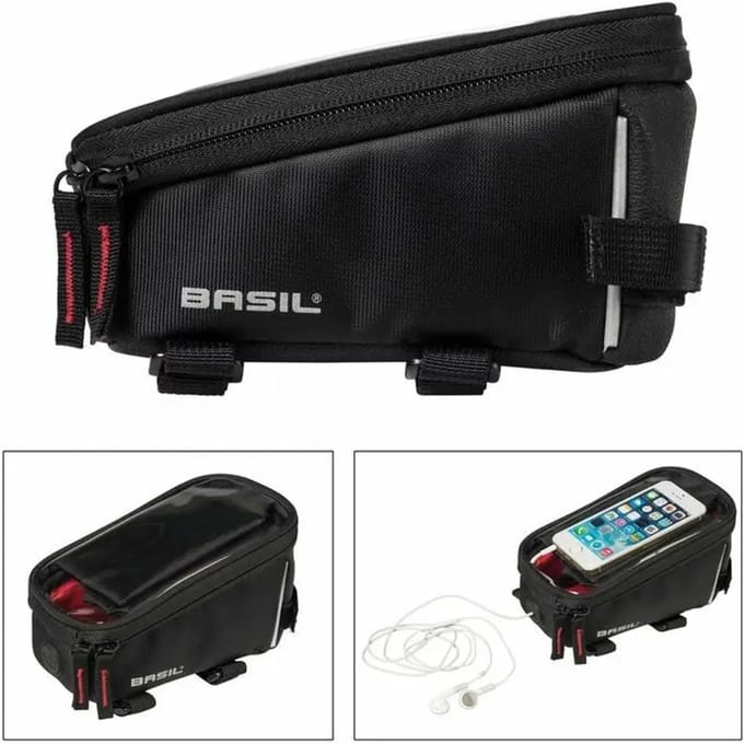 Waterdicht telefoonframetasje met klittenband Basil sport design 1L