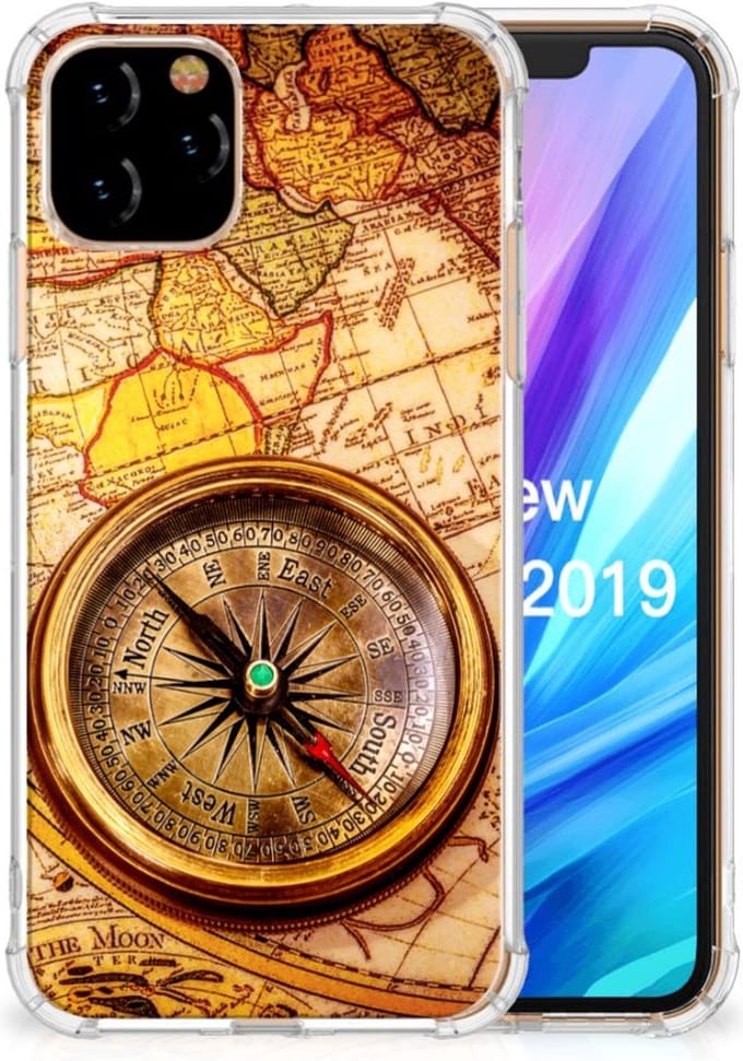 Apple iPhone 11 Pro Telefoonhoesje met valbescherming Kompas