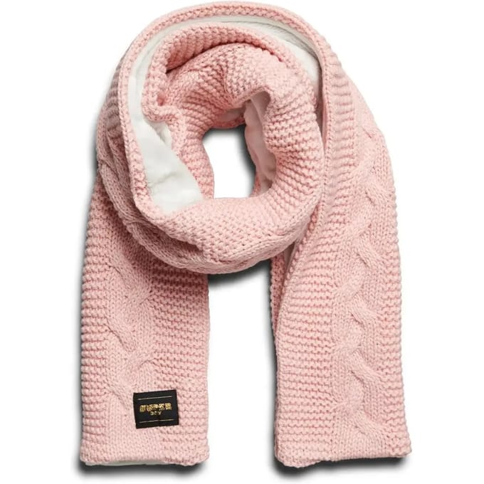 Superdry Cable Sjaal Roze Man