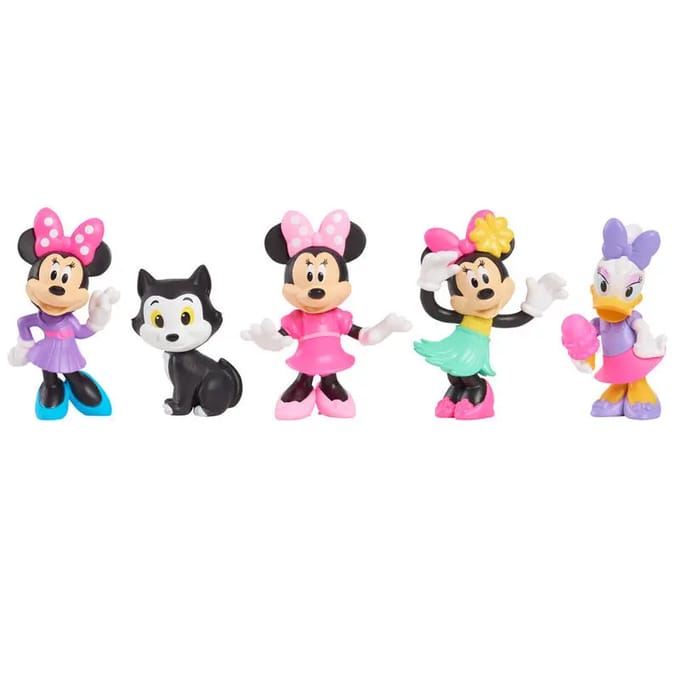 Mickey Mouse Minnie Mouse 5-delige minifiguren set Speelfiguren & personages