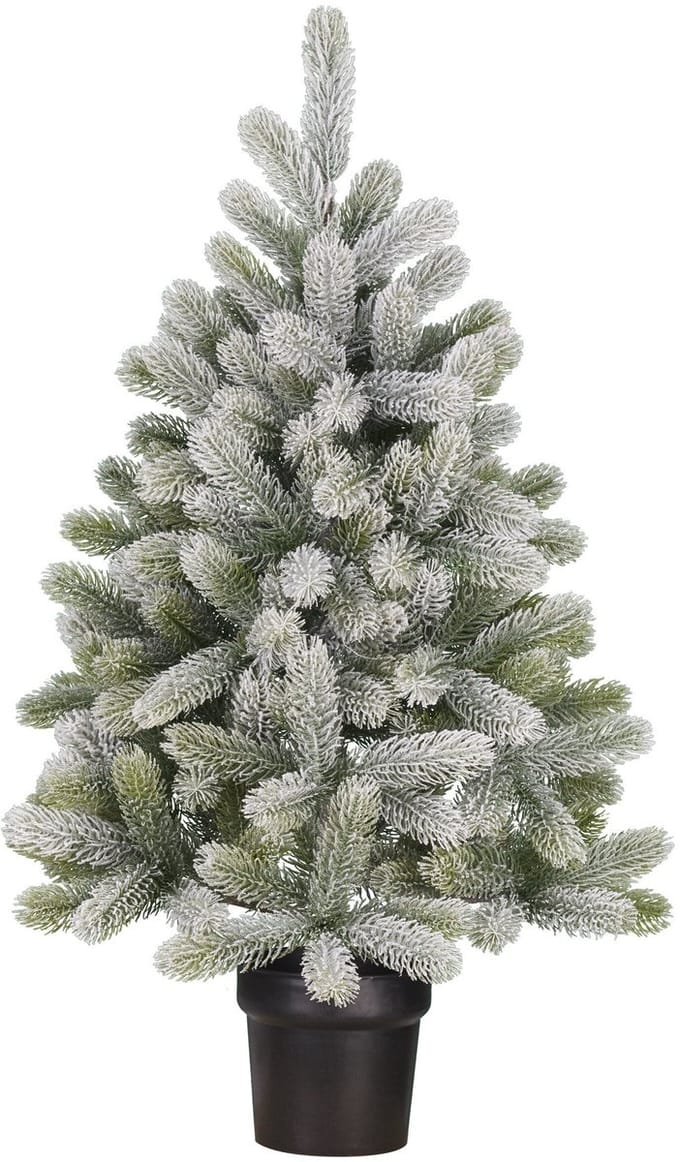 Black Box Trees Nagoya Kunstkerstboom in Pot - H90 x Ø55 cm - Groen