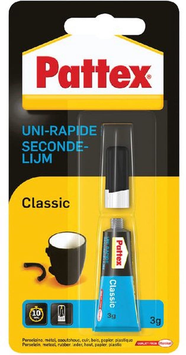 Secondenlijm pattex tube 3gr | 12 stuks