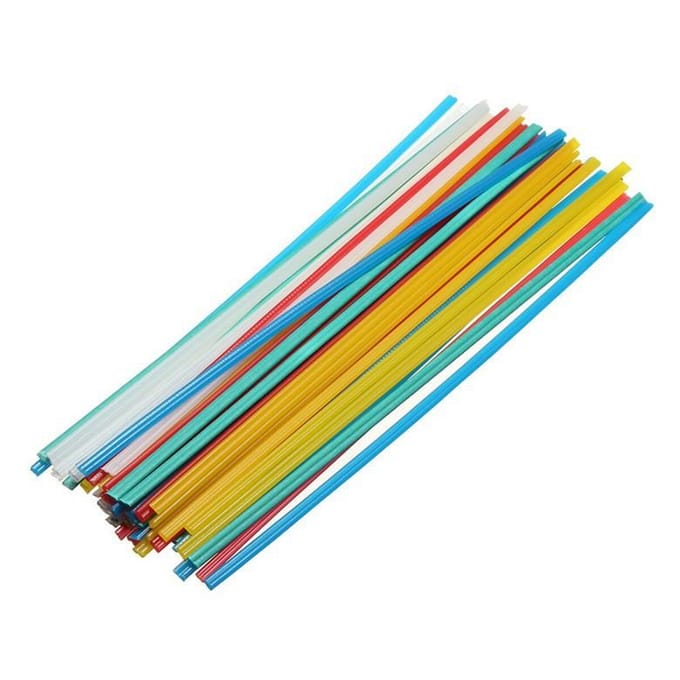 Lasstaven 200 stuks Inclusief 50 stuks Zwart + 50 stuks Wit + 100 stuks Gekleurd voor Reparaties Of Creatieve DIY Klussen veelkleurig
